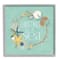Stupell Industries Christmas By The Sea Wreath Framed Giclee Art